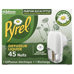 PYREL Diffuseur Anti-Moustiques Eucalyptus 1 unité