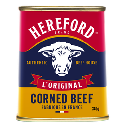 HEREFORD Corned beef viande de bœuf sélectionnée 340g