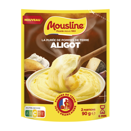 MOUSLINE Aligot mashed potatoes ready in 6 minutes doypack 90 g