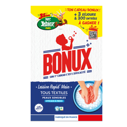 BONUX Lessive Main Rapid' Tous Textiles Effice à Froid