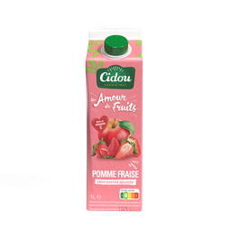 CIDOU Néctar de maçã e morango sem adição de açúcares 1 L