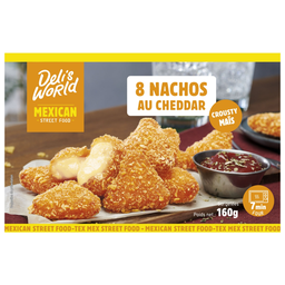 DELI'S Nachos cheddar 8 piezas 160 g