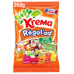 KREMA Caramelos Regal'Ad Surtido de frutas 360 g