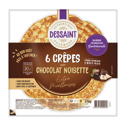 DESSAINT TRAITEUR Crepes de chocolate y avellana 270 g