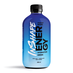 INSHAPE NUTRITION Bebida Energética Hidratación Sabor Mora 33 cl