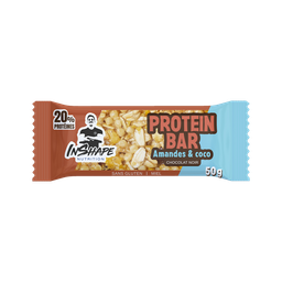 INSHAPE NUTRITION Barrita proteica almendras y coco chocolate negro 50 g