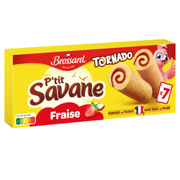 BROSSARD Petit Savane soft strawberry cakes 175 g