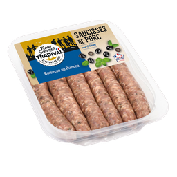 TRADIVAL Saucisses Porc Aux Olives 300 g