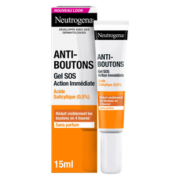 NEUTROGENA Gel anti-boutons SOS action immédiate à l'acide salicylique peaux acnéiques 15ml
