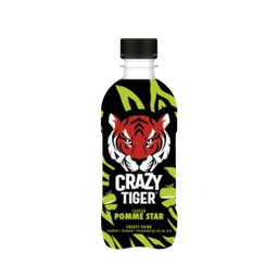 CRAZY TIGER Boisson Énergisante Pomme Star CRAZY TIGER