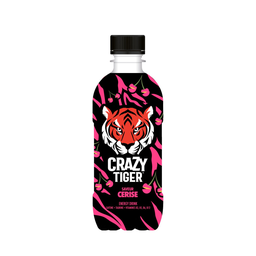 CRAZY TIGER Boisson Énergisante Cerise CRAZY TIGER