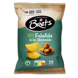 BRETS Potato chips Lebanese-style falafel flavor 125 g