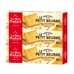 LA MERE POULARD Biscuits Le Petit Beurre pur beurre 3x145 g