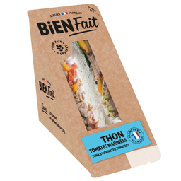 BIEN FAIT Sándwich de atún y tomate 160 g