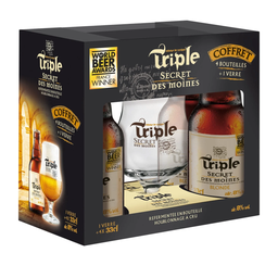 TRIPLE SECRET DES MOINES Pack de Cervejas Louras 8% 4 x 33 cl
