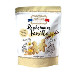 FORTWENGER Bonhommes saveur vanille emballage doypack 150