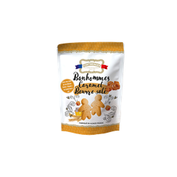 FORTWENGER Bonhomme saveur caramel beurre salé emballage doypack 150