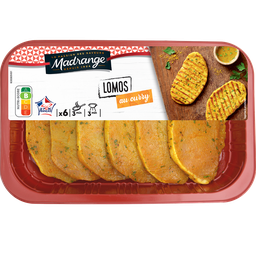 MADRANGE Filete de cerdo marinado al curry 300 g
