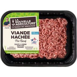 LA NOUVELLE AGRICULTURE hachée pur bœuf 5%MG 300g