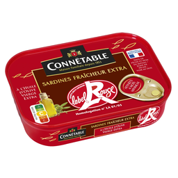CONNETABLE Sardines à l'ancienne à l'huile d'olive vierge extra 115 g