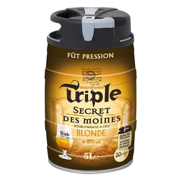 TRIPLE SECRET DES MOINES Cerveja loira 8% barril 5 L