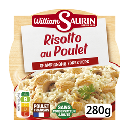 WILLIAM SAURIN Risotto de frango e cogumelos silvestres 280 g