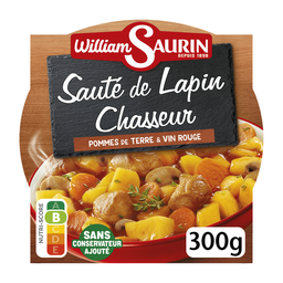 WILLIAM SAURIN Coelho à caçadora com batatas 300 g