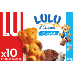 LU Gâteaux fourrés au chocolat L'Ourson LuLu