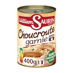 WILLIAM SAURIN La choucroute garnie vin blanc 1-2 personnes 400 g