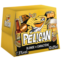 PELICAN Cerveja loira de caráter 12 x 25 cl