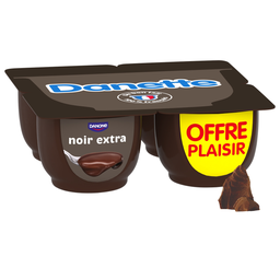 DANETTE Extra Dark Chocolate Dessert Cream 4x125g