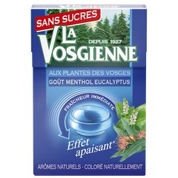 LA VOSGIENNE Bonbons Menthe Eucalyptus Sans sucres LA VOSGIENNE