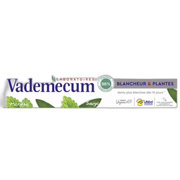 VADEMECUM Dentifrice blancheur & plantes sauge et menthe 75ml