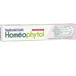 VADEMECUM Dentifrice homéophytol sans menthe 75ml