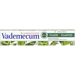 VADEMECUM Dentifrice fluor & plantes sauge thym et mélisse 75ml