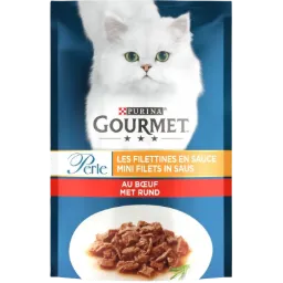 Gourmet Perle - Les Filettines En Sauce Au Boeuf 85Gr