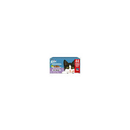 FELIX Comida Húmeda Completa en Gelatina para Gatos 44 x 85 g