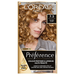 Coloration cheveux n°7.3 blond doré floride permanente L'ORÉAL PARIS