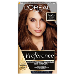 Coloration Permanente 5.25 Antigua Châtain Glacé Brillance Haute Intensité Préférence L'OREAL PARIS