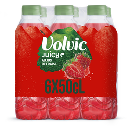 VOLVIC Eau Plate Aromatisée Fraise Juicy