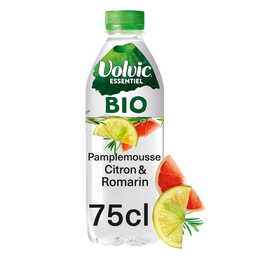 VOLVIC Eau aromatisée citron pamplemousse romarin bio 0.75 L