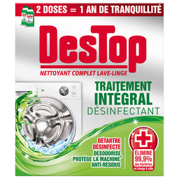 DESTOP Nettoyant complet désinfectant lave-linge traitement intégral, ,2 250 ml