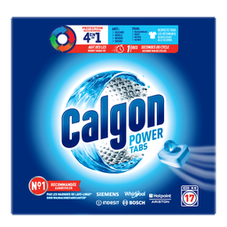 CALGON Pastilhas anticalcário, resíduos e odores para máquina de lavar 17 pastilhas