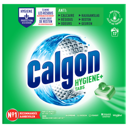 CALGON Pastilhas Higiene+ Anti-Calcário Máquina de Lavar 17 Lavagens