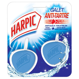 HARPIC Toilet Block Galet Hygiène Anti-Tarte 2-pack