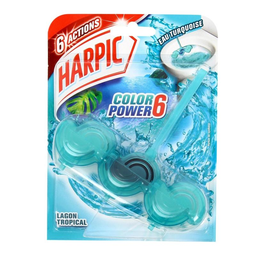 HARPIC Toilet Rim Block Color Turquoise x1