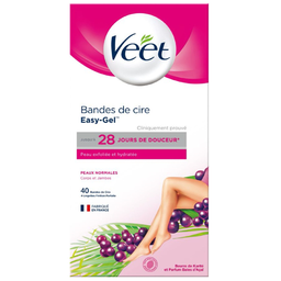 VEET Bandas de cera pernas 40 bandas