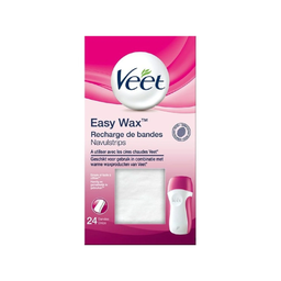 VEET Recarga de bandas Easy Wax, a caixa de 24