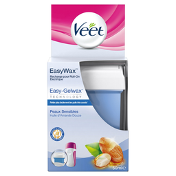 VEET Cera Easy Wax Bikini e Axilas Óleo de Amêndoas Doces 50 ml