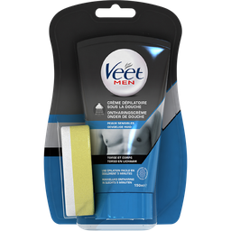 VEET Creme depilatório homem sob o duche peles sensíveis 150 ml